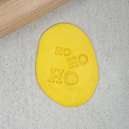 Cookie Stamp Embosser - Ho Ho Ho #3 - Click Image to Close